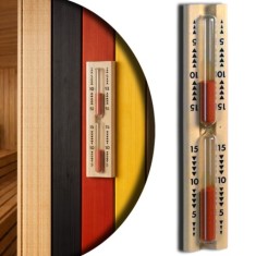 TFA 40.1001 Sauna Kum Saati 15 DK | Ahşap Duvar Tipi Sauna Zamanlayıcı (Alman Malı)