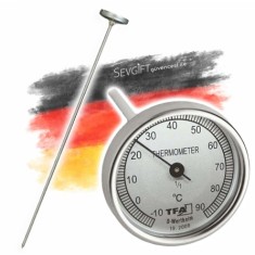 TFA 19.2008 Çubuk Termometre | Uzun Problu İbreli Kompost Termometresi 40CM