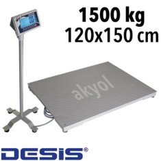 Desis BW Platform Baskül 1.5 Ton Kapasiteli - 120x150 cm