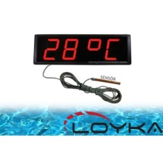 Loyka Kapalı Mekan Havuz Suyu Sıcaklık Ölçer '10CM Yazı Yüksekliği'