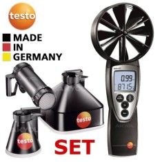 Testo 417-2 Menfez Çıkışları için Anemometre Seti