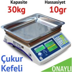 KANTER P55 Fiyat Hesaplamalı Terazi (Çukur Kefeli)