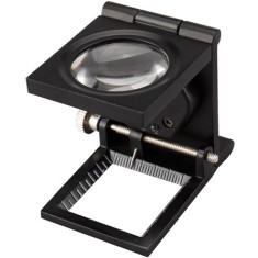 9005A Katlanır Metal Büyüteç 8X