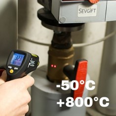 TFA 31.1124 ´ST485´ Çift Lazerli Sıcaklık Ölçer 800°C