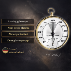 TFA 45.2007 Analog Sıcaklık ve Nem Ölçer