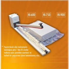 HI 750 75 CM Poşet Yapıştırma Makinası (Alüminyum Gövde)